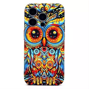Чехол-накладка Luxo Creative для смартфона Apple iPhone 15 Pro, силикон, разноцветный 117 (229552)