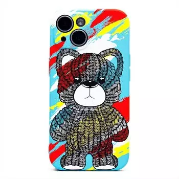 Чехол-накладка Luxo Creative для смартфона Apple iPhone 15, силикон, разноцветный 114 (229557)
