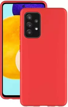 Чехол-накладка Deppa для смартфона Samsung Galaxy A52, TPU, красный (870090)