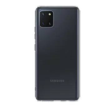 Чехол-накладка Deppa для смартфона Samsung Galaxy Note 10 Lite, термопластичный полиуретан (TPU), прозрачный (87445)
