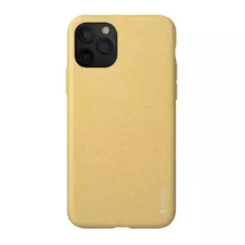 Чехол-накладка Deppa Eco Case для смартфона Apple iPhone 11 Pro, термопластичный полиуретан (TPU), желтый (87273)