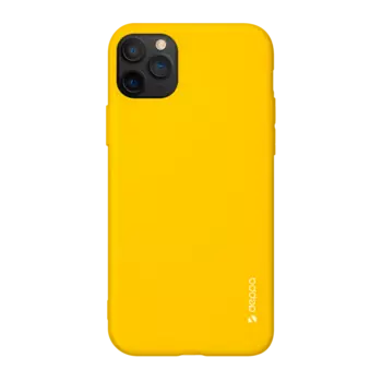 Чехол-накладка Deppa Gel Color Case для смартфона Apple iPhone 11 Pro Max, желтый (31212)