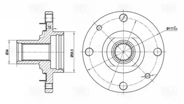 Ступица TRIALLI MR 0108