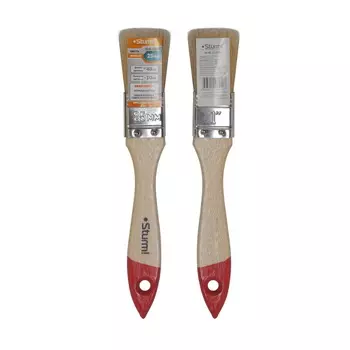 Кисть плоская Sturm 9040-21-025 Standart 1" (25 мм), натуральная щетина