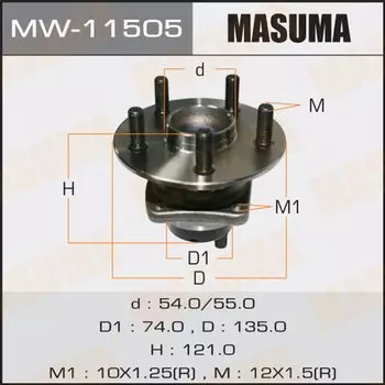 Ступичный узел MASUMA rear AVENSIS/ ADT250L