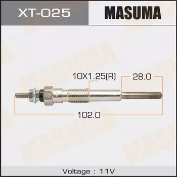 Свеча накаливания "Masuma" PT-150 /1C-1 (1/10/100)