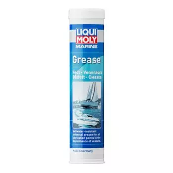 Смазка пластичная Liqui Moly Marine Grease для водного транспорта, водостойкая, антикоррозийная, туба 400г, арт. 25044