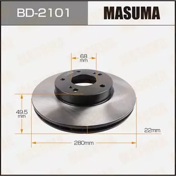Тормозной диск Masuma, арт. BD-2101