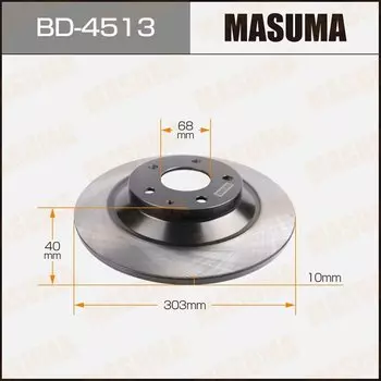 Тормозной диск Masuma задний, арт. BD-4513