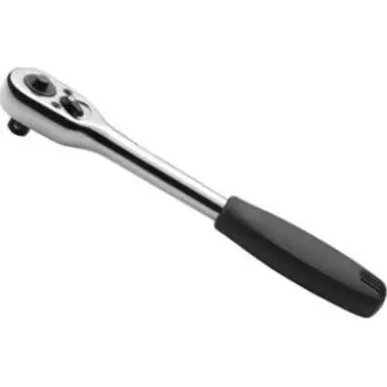 Трещотка SATA с фиксатором, под квадрат 1/4", длина 130мм, арт. 11902/11906
