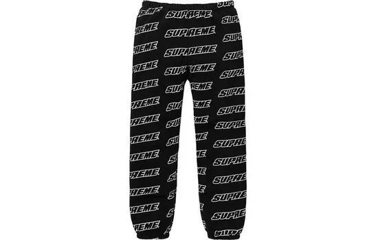 Штаны спортивные Supreme Repeat, красный