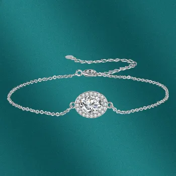 SACE GEMS циркон браслет ювелирные изделия геометрические бусины цепочки браслеты модный тонкий свадебный подарок для подруги женщин розовый