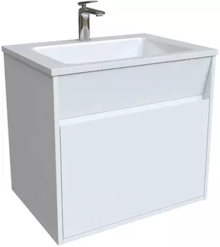 Тумба с раковиной белый матовый 62,5 см IDDIS Esper ESP60W0i95K