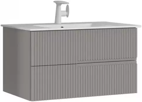 Тумба с раковиной бежевый матовый 91 см ORKA Moonlight 5001502