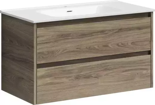 Тумба с раковиной дуб чарльстон 91 см Sancos Libra LB90ECH + CN7002