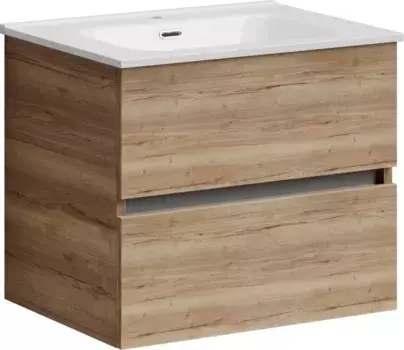 Тумба с раковиной дуб галифакс 61 см Sancos Urban UR60EG + CN7001