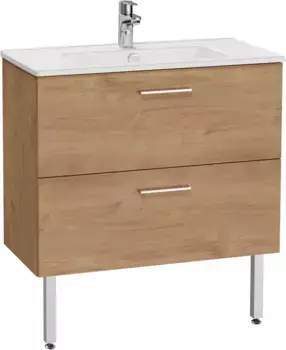Тумба с раковиной дуб золотой 79,5 см VitrA Mia 67273