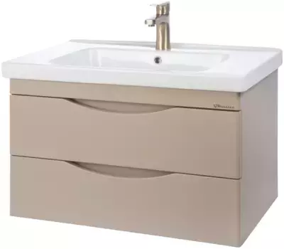 Тумба с раковиной капучино 100,5 см Bellezza Санриса 4630117270452 + 4660018641259
