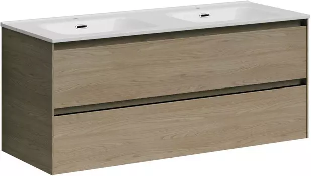 Тумба с раковиной карпатская ель 121 см Sancos Cento CN120-2KE + CN7004