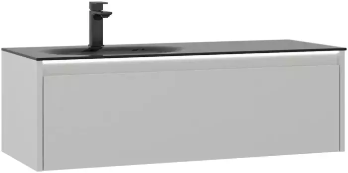 Тумба с раковиной кашемир матовый 110 см ORKA Lisbon 5001435