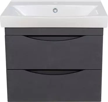 Тумба с раковиной серебро 60,5 см Bellezza Санриса 4630109180363 + 4690311076861