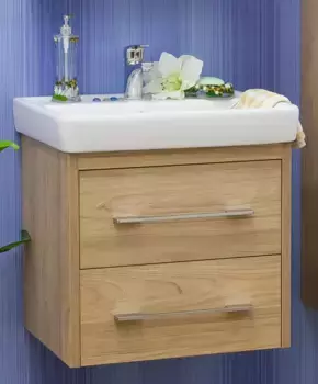 Тумба с раковиной швейцарский вяз 60,5 см Sanflor Ларго C0002117 + 4640021060773