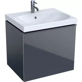 Тумба темно-серый глянец/темно-серый матовый 59,5 см Geberit Acanto 500.609.JK.2
