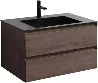 Тумба темный дуб 79,2 см Vincea Luka VMC-2L800RO