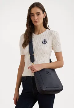 Сумка через плечо PEBBLED LEATHER LARGE CAMERYN CROSSBODY Lauren Ralph Lauren, темно-синий