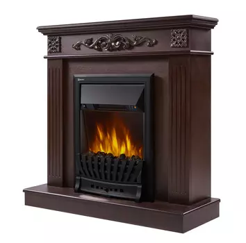 Камин Electrolux Classic EFP/P-1020LS с порталом Noce Classic шпон темный дуб