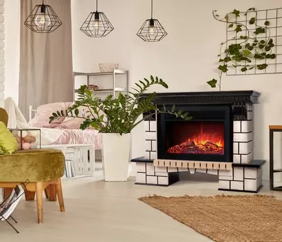 Каминокомплект STONE new 26/HL AO +MB BL(MB2)