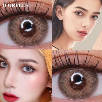 D ORELLA 1 пара (2 шт.) HIMALAYA Wildcat Soft Color Контактные линзы для глаз Косметические контакты