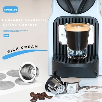 Многоразовые капсулы iCafilas из нержавеющей стали для Nespresso