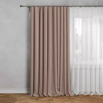 Штора со скрытыми петлями блэкаут Inspire Alycia 200x280 см цвет розовый Bistro 5