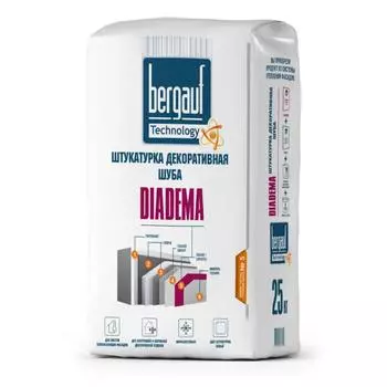 Штукатурка декоративная Bergauf Diadema шуба 2.5-3.0 мм 25 кг
