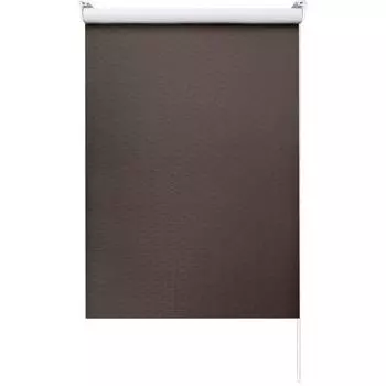 Штора рулонная Ромб 50x160 см коричневая