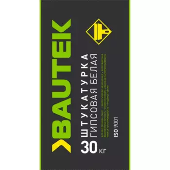 Штукатурка гипсовая машинного нанесения Bautek МН белая 30 кг