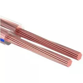 Кабель акустический Rexant 01-6207-3-10 2х2,00 мм, прозрачный BLUELINE, мини-бухта 10 м