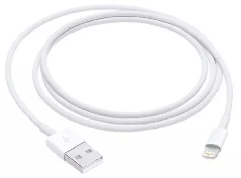 Кабель интерфейсный Apple Lightning to USB 1m (MUQW3,MXLY2, MQUE2, MD818)