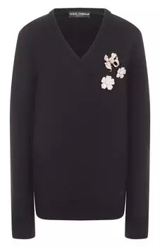 Шерстяной пуловер Dolce & Gabbana