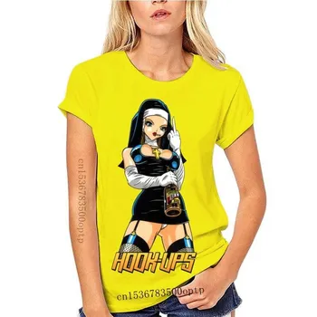 Новые Hook Ups Sexy A Nun 2021 Футболка для мужчин S,M,L,Xl,2Xl Размер США 2021 Тенденции Футболка S бежевый