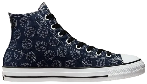 Кеды Converse Chuck Taylor All Star Pro High Obsidian Dice, синий