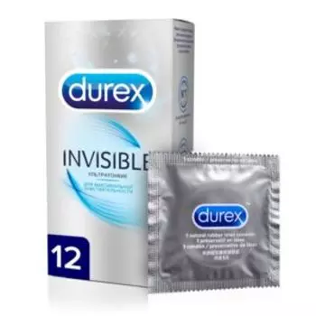 презервативы DUREX Invisible 12шт
