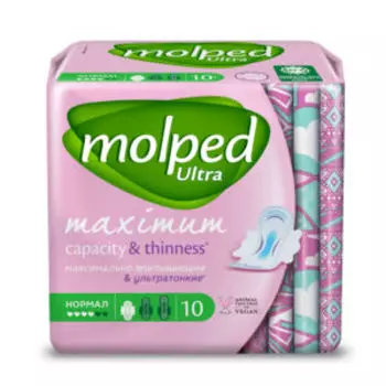 Прокладки гигиенические Molped Ultra нормал, 10 шт