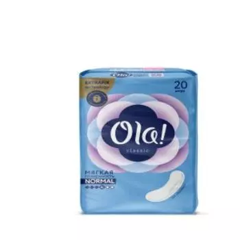 Прокладки гигиенические Ola Classic, без крылышек, 20 шт