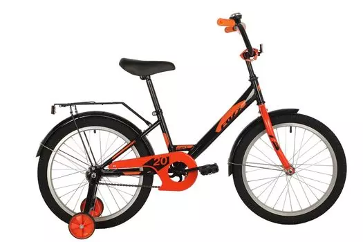 Велосипед FOXX 20" SIMPLE, сталь, тормоз нож, крылья, багажник