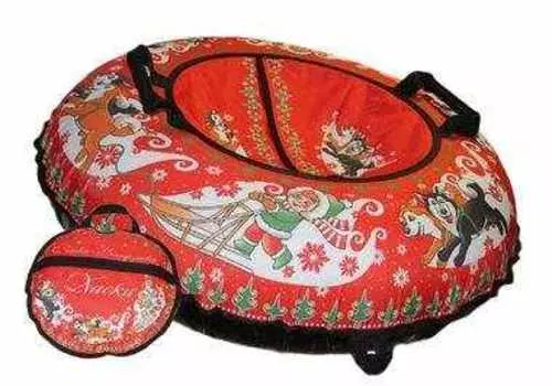Санки надувные с сумкой "Ватрушка "Хаски" 100 см (КСНВ100-ХАС)