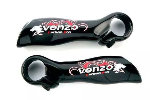 Рулевые окончания, VZ-E04-002, 22.2, 90 мм, VENZO (черный, RBECRALVNZCN)