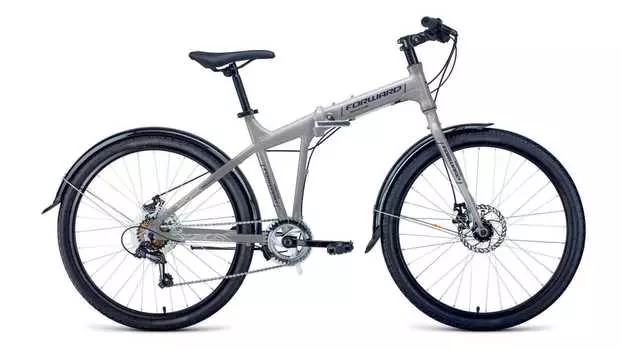 TRACER 26 2.0 disc (рост 19") 2020-2021, серый/синий, 1BKW1C467003