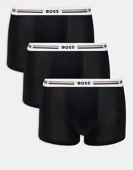 3 пары трусов-боксеров Revive черного цвета BOSS Bodywear